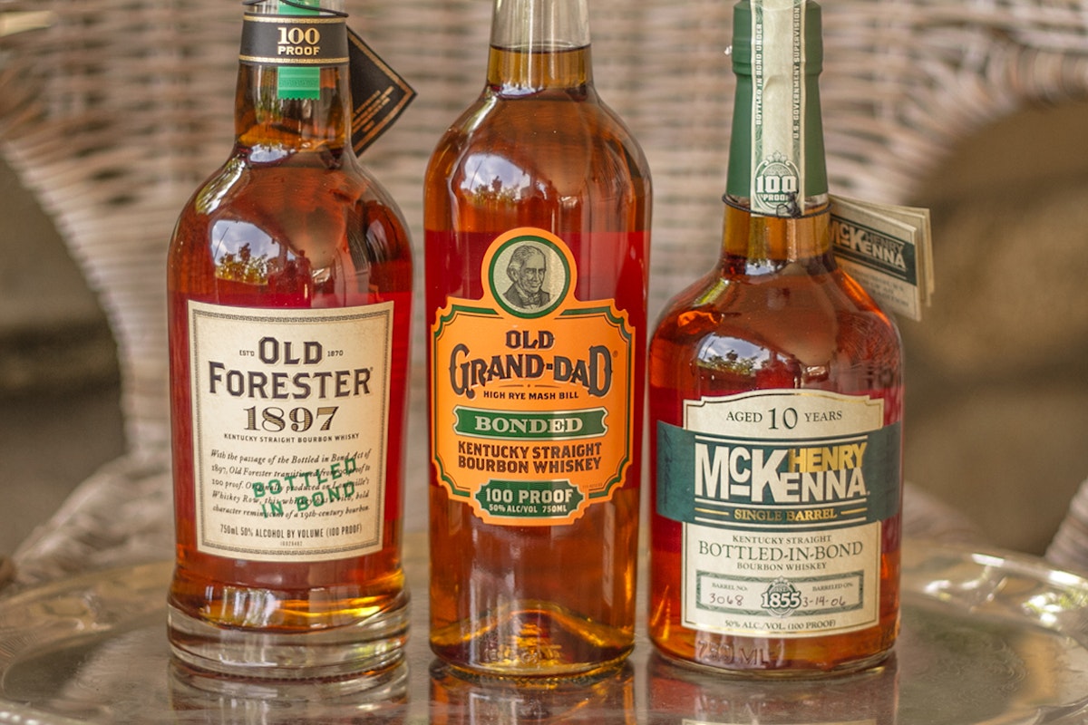 Whiskey Label: Bottled-In-Bond Whiskeys