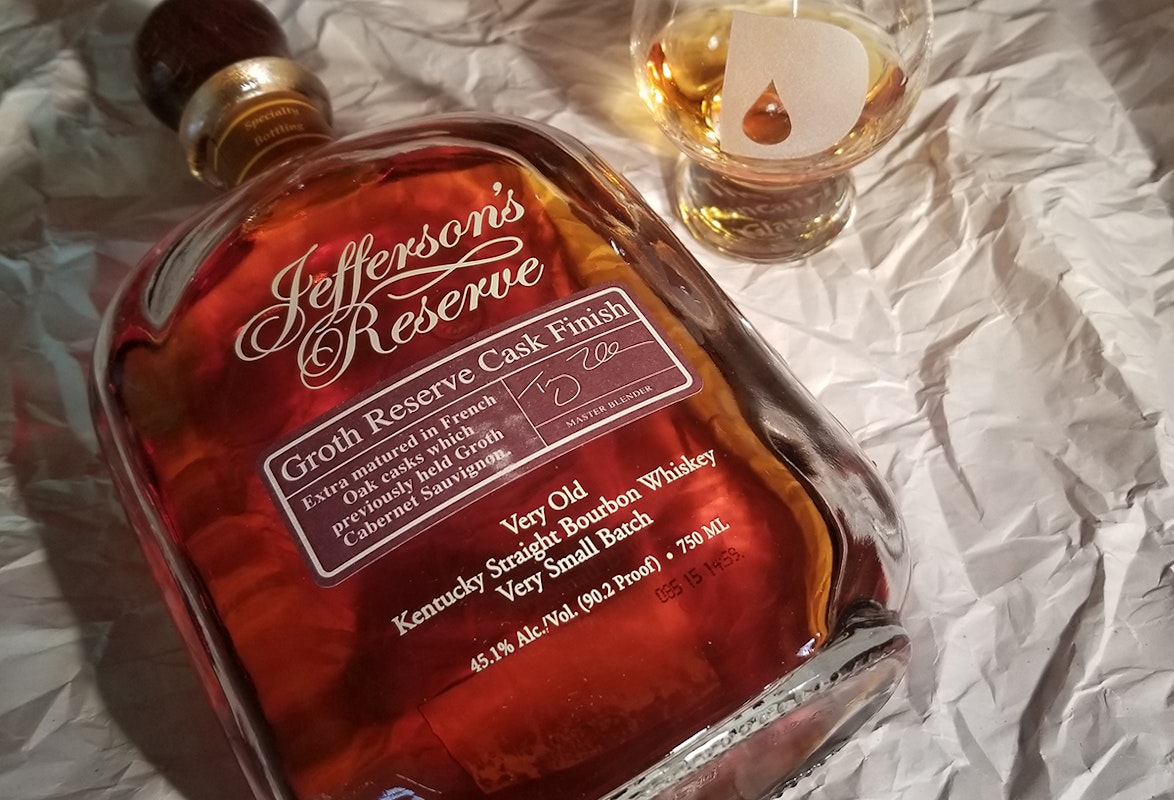 Whiskey Label: Jefferson's Reserve Very Small Batch Bourbon