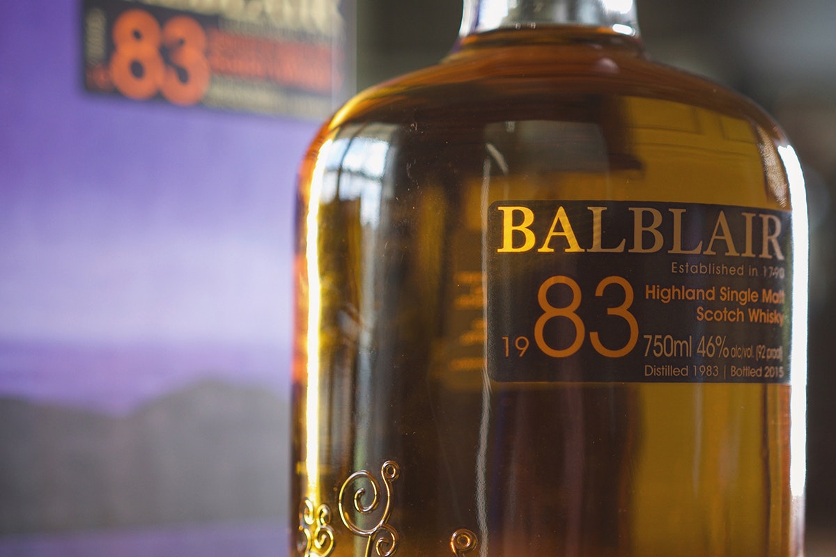 Whiskey Label: Balblair 1983