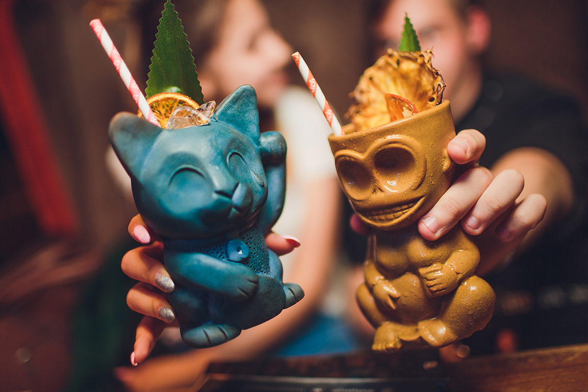 Gin Tiki Cocktails