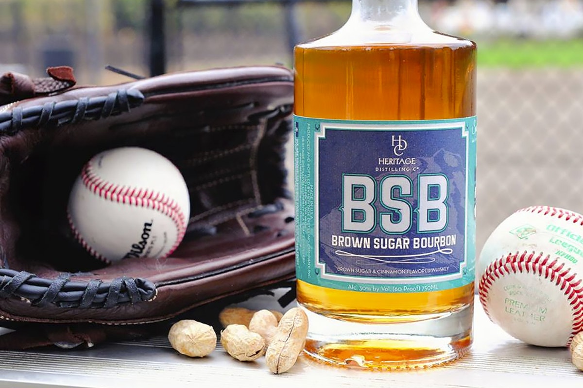 Baseball Bottles: BSB Baseball Label