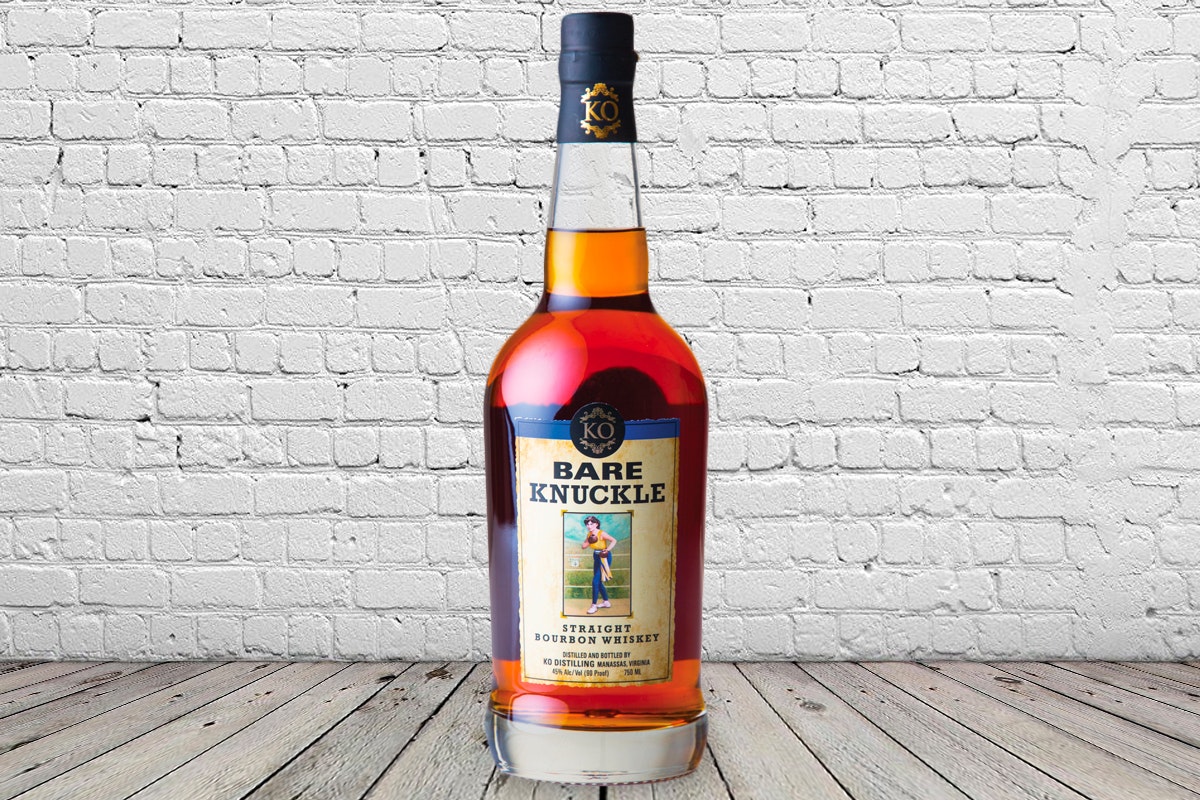 bourbons not from kentucky: KO Distilling Bare Knuckle Straight Bourbon