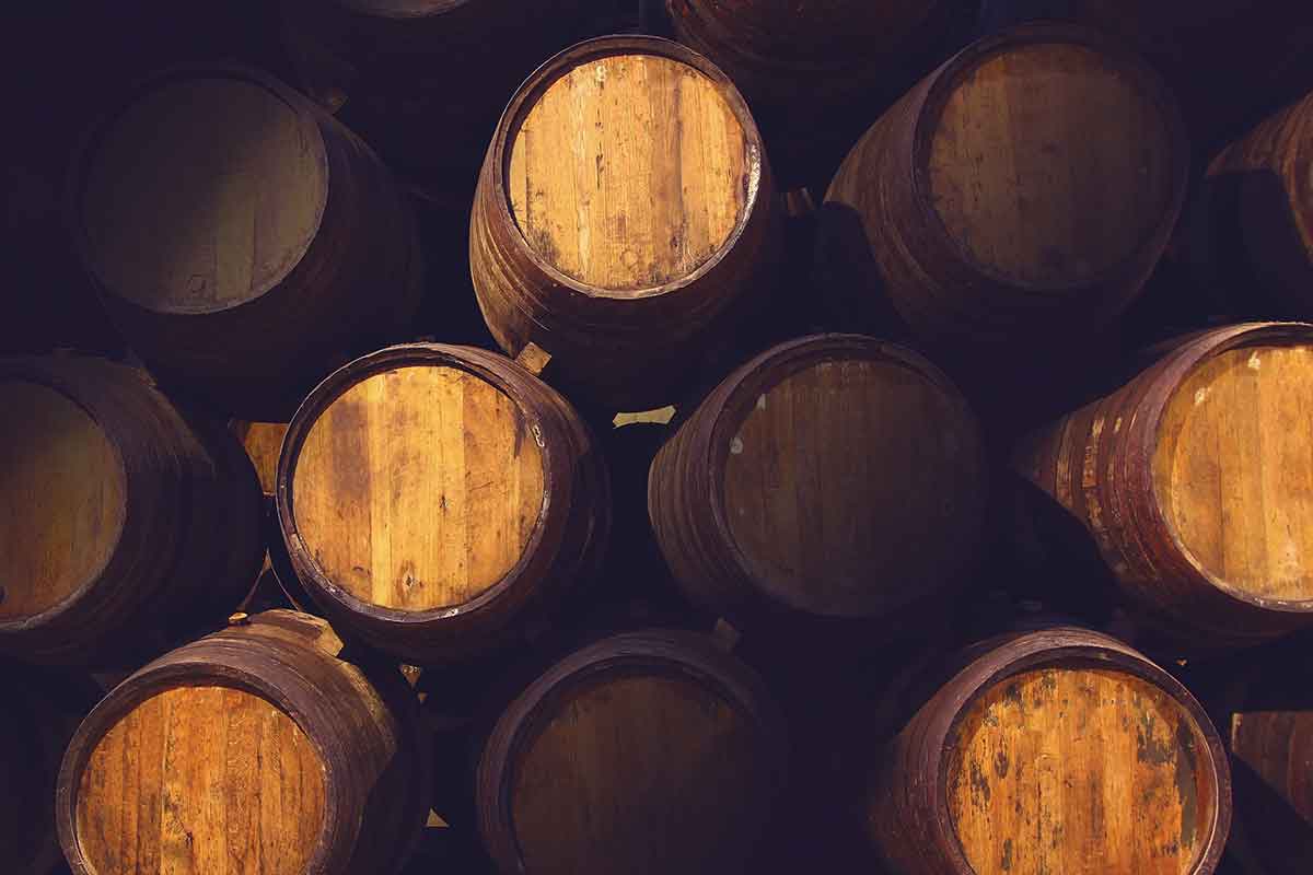 whiskey barrels